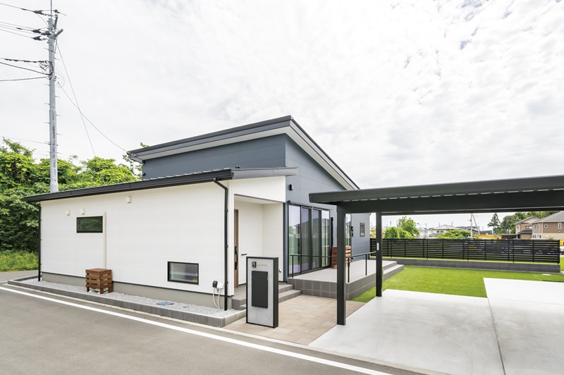 【H様邸】土地と建物をセットで依頼  暮らしやすい！回遊動線の平屋